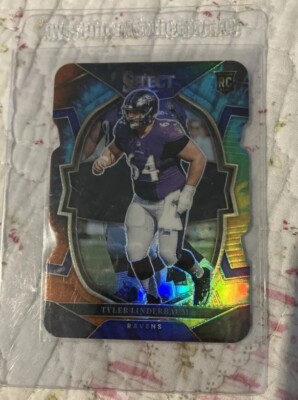 Panini 2022 Select - Tyler Linderbaum - Rookie Tie-Dye Cut Baltimore Ravens /25
