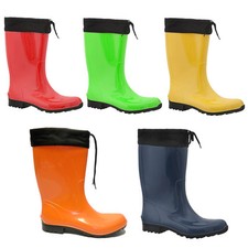 LEMIGO Gummistiefel mit Stulpe Regenstiefel i...
