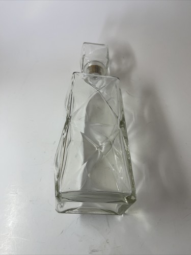 antigua jarra de whisky tequila seagrams cuatro rosa botella de vidrio - Imagen 4 de 6