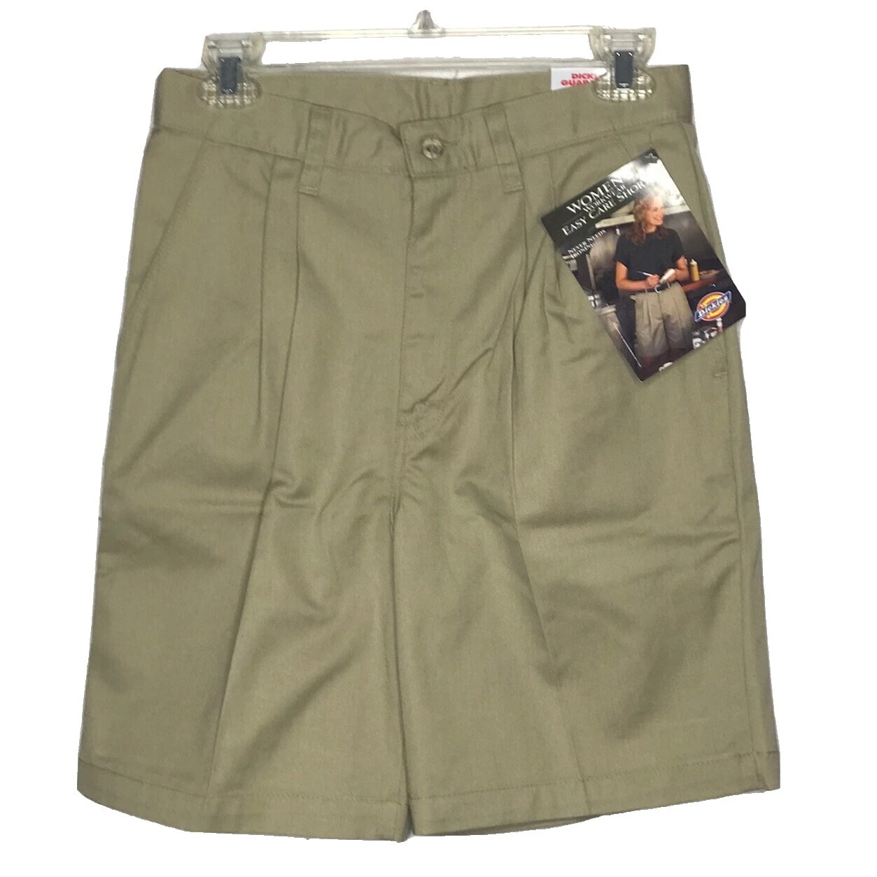 Pantalones cortos sólido Dickies Mezcla de algodón para mujeres