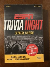 NEW- Funko Games ESPN Trivia Night Express Edition/ Trivia Game For 2-10 Players