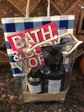 Bath  Body Works Gingham Legend Men's Cologne Shower Gel Body Cream 4pc Lot