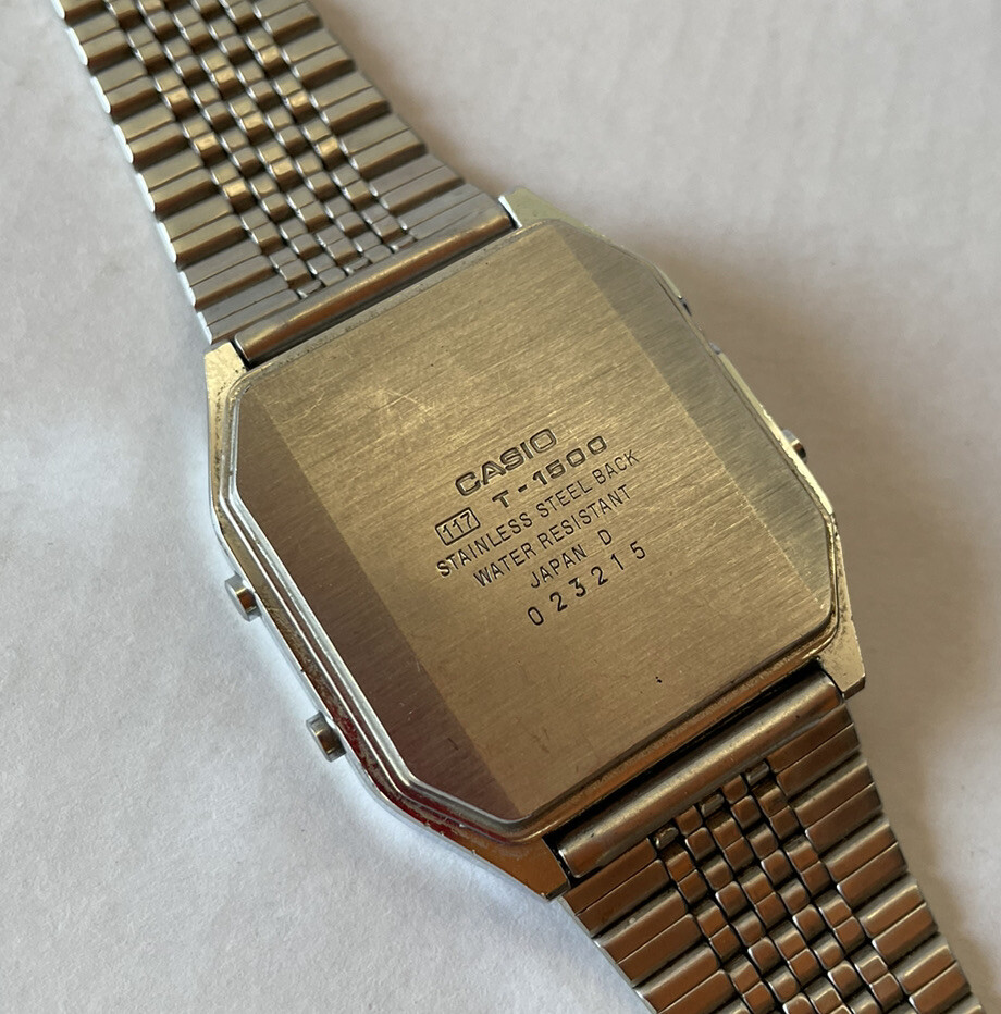 Vintage CASIO T-1500 DICTIONARY WATCH DIGITAL JAPAN | eBay Vintage CASIO T-1500 DICTIONARY WATCH DIGITAL JAPAN | eBay