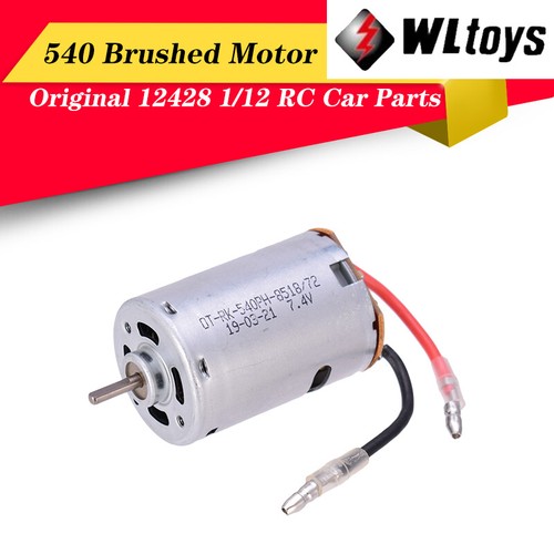 540 Brushed Motor Original Ersatzteile für Wltoys 12428 12423 1/12 RC Car - Picture 1 of 10