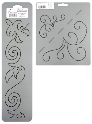 Quilting Stencils Vine Leaves Border Swirl Quilt Patterns & Triangle Quilts Set