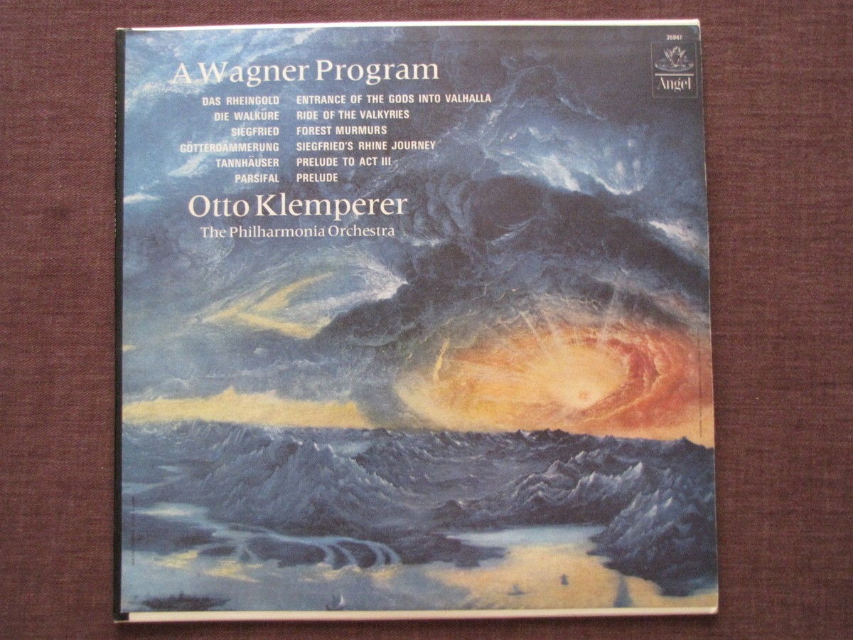 OTTO KLEMPERER - A Wagner Program The Philharmonic Orc Angel LP