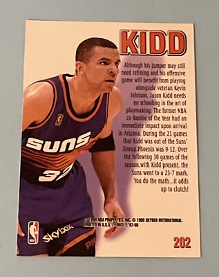 SALVINO　JASON KIDD 　NBA SALVINO JASON KIDD NBA SALVINO JASON KIDD NBA 1995 Sports