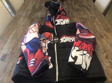 Dimirogue Kid's Multicolor Full Zipper Coat, Size 8/9