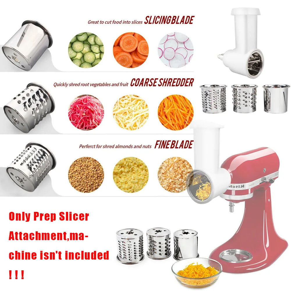 Fresh Prep Slicer/Shredder Attachment For Kitchen Aid Stand Mixer