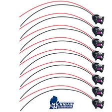 EV1 Fuel Injector Connector Plug Harness Pigtail Minitimer Jetronic Bosch QTY 8