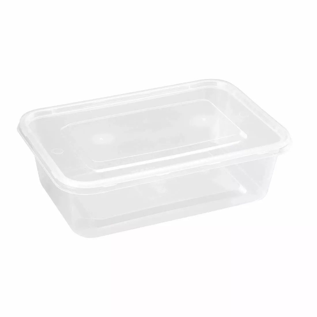 Pack of 250 Fiesta Medium Plastic Microwave Container Takeaway 