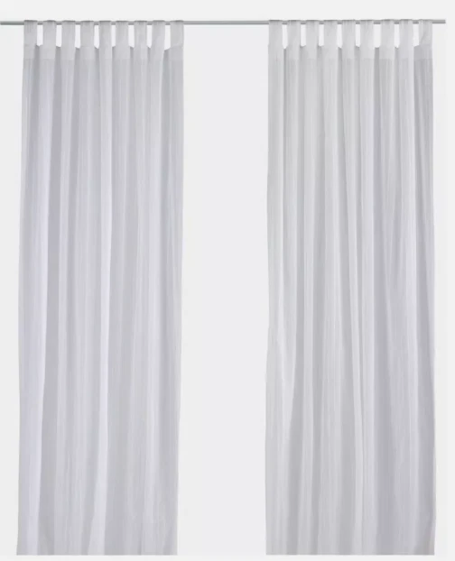 New Ikea Matilda pair of extra long curtains 300cm by 140cm each