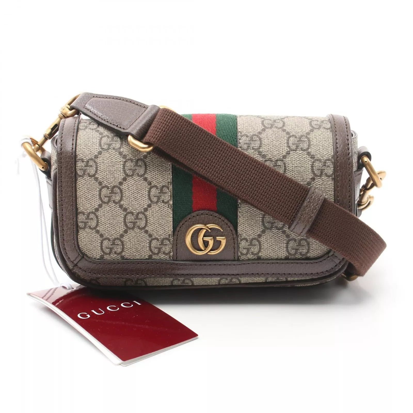 GUCCI Offdia GG Supreme Super Mini sac à bandoulière 795466FABIA9741 toile cuir
