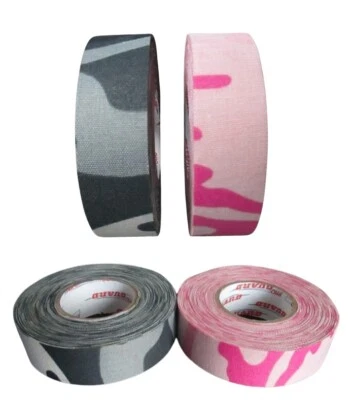 Pro Guard Camo Cloth Hockey Stick Grip Tape (Pink, Winter Gray) 1" x 20 Yards