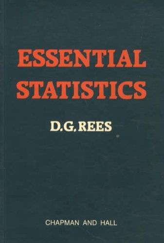 Essential Statistics By D.G. Rees. 9780412264405 - Picture 1 of 1