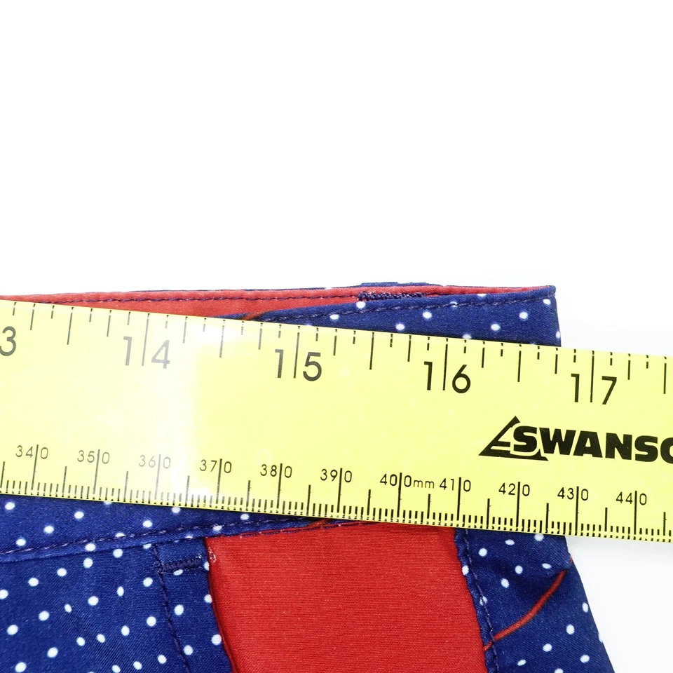 Shorts chino NFL Team Apparel masculino 32 azul branco bolinhas New England Patriots - Imagem 3 de 4