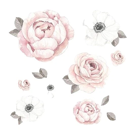 White Garden Nursery Wall Décor