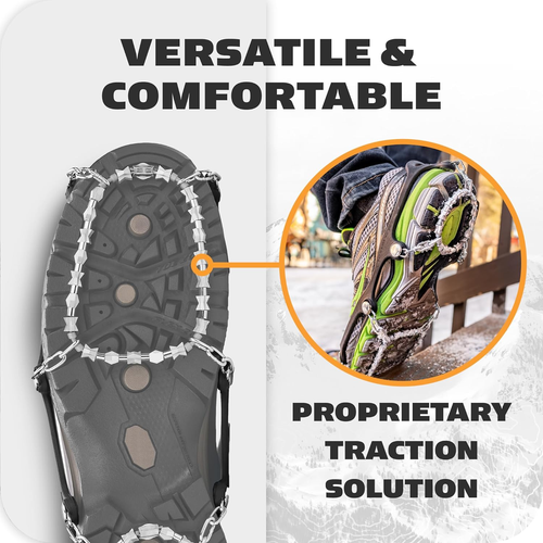 Yaktrax Diamond Grip AllSurface Traction Cleats for Walking on Ice and