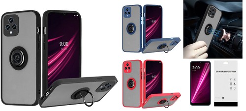 FOR Boost Celero 5G 2023 (Not Fit 2021 or 5G+) ORing Case Cover + Tempered Glass - 第 1/4 張圖片
