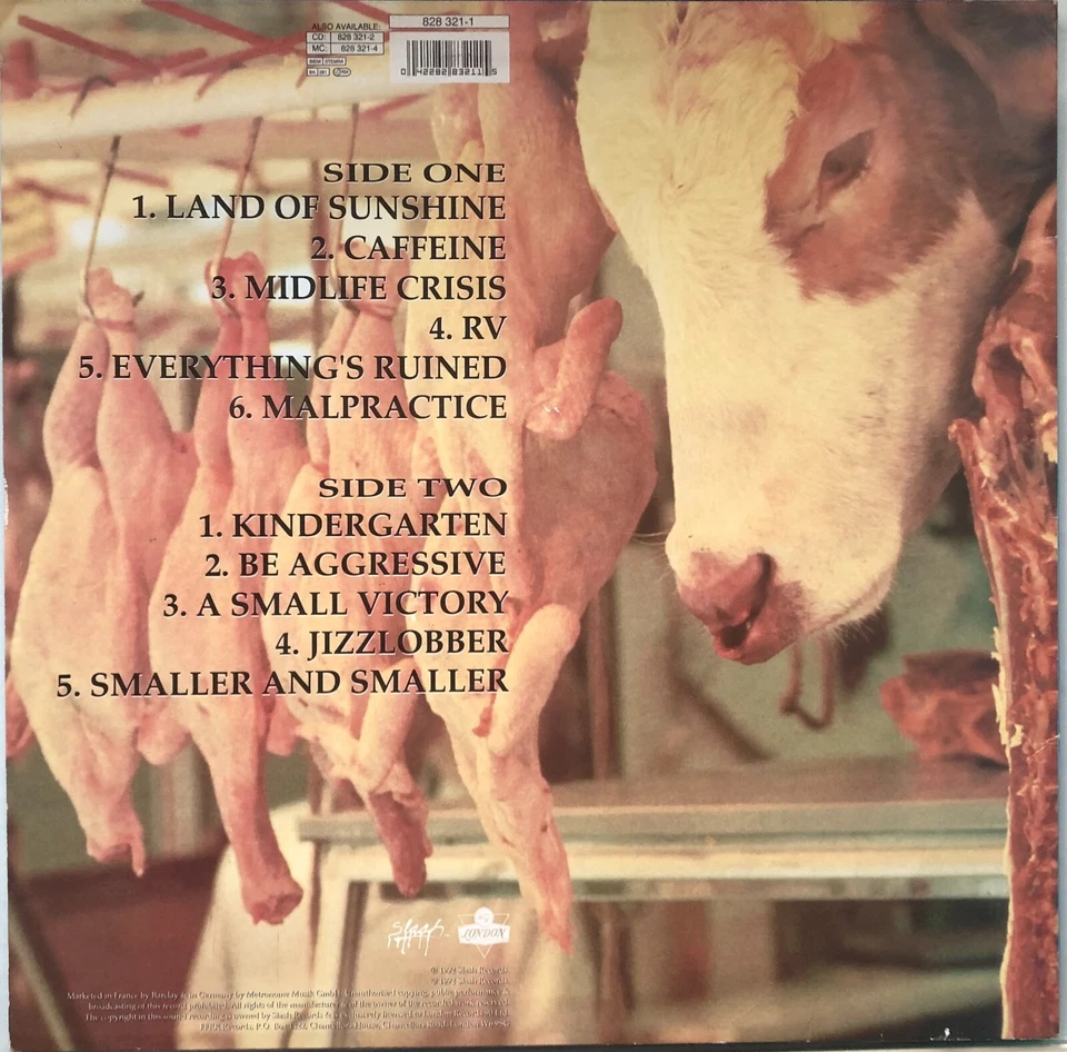 FAITH NO MORE ANGEL DUST 1992 SLASH LONDON VINYL LP  828 321-1 WITH INNER - Image 2 of 4