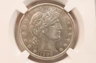NobleSpirit Stunning 1906 D 50c Barber Half Dollar NGC AU 55