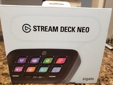 New Elgato Stream Deck Neo 8-Keys Black 10GBJ9911