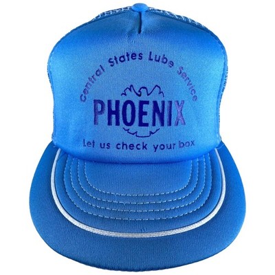 Vintage Central States Lube Service Hat ''Let Us Check Your Box'' Phoenix RARE Cap