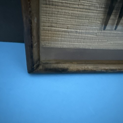 Ashanti African Tribal Combe In Shadow Box Frame - Picture 9 of 23