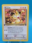 1st Edition Meowth 62/82 - Team Rocket - Common - Pokemon - NM