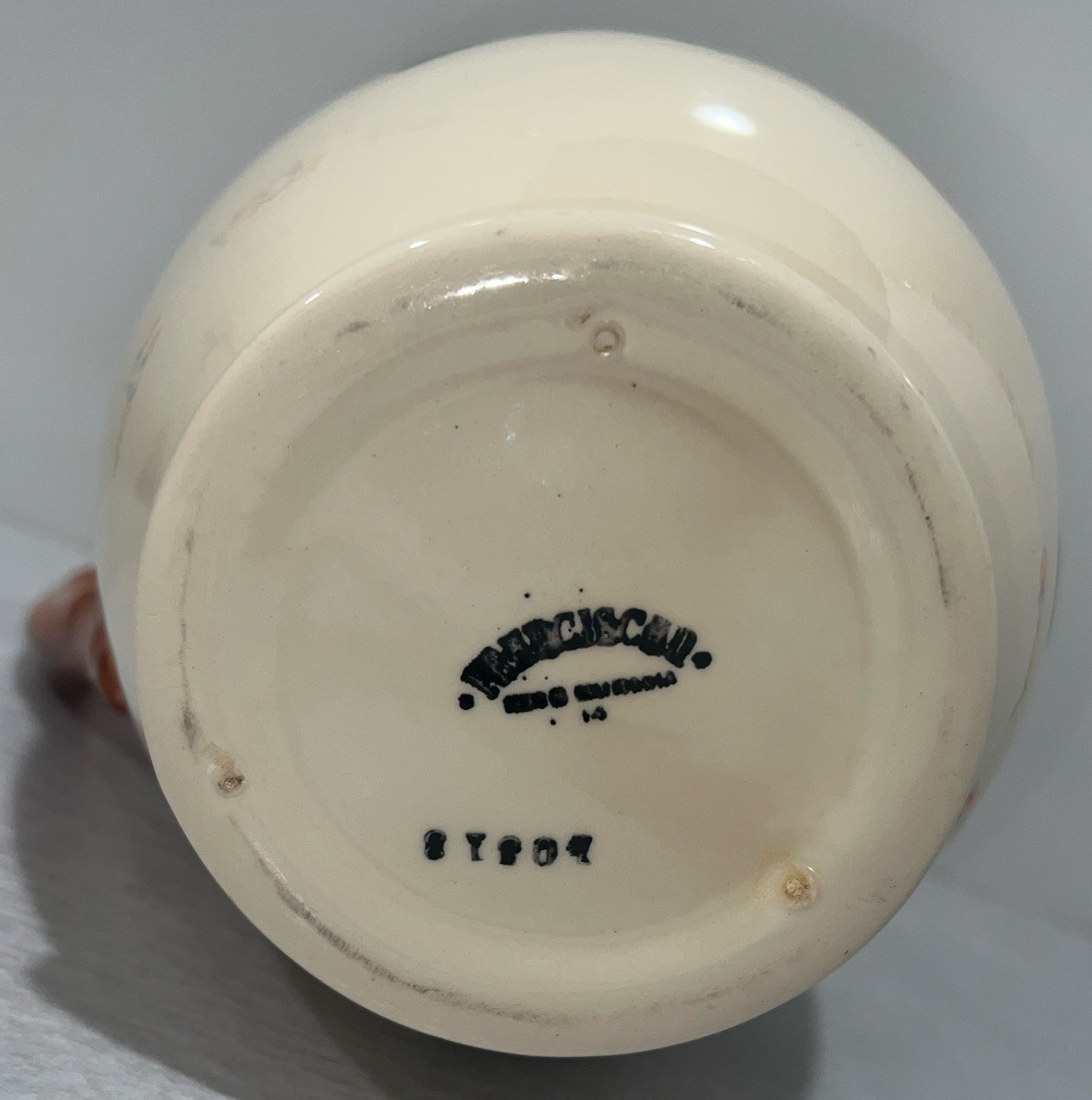 Vintage Franciscan Apple Pitcher Earthenware