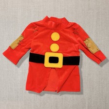 Disney Snow White Seven Dwarfs Baby Costume Tunic Red 6 9 Months New