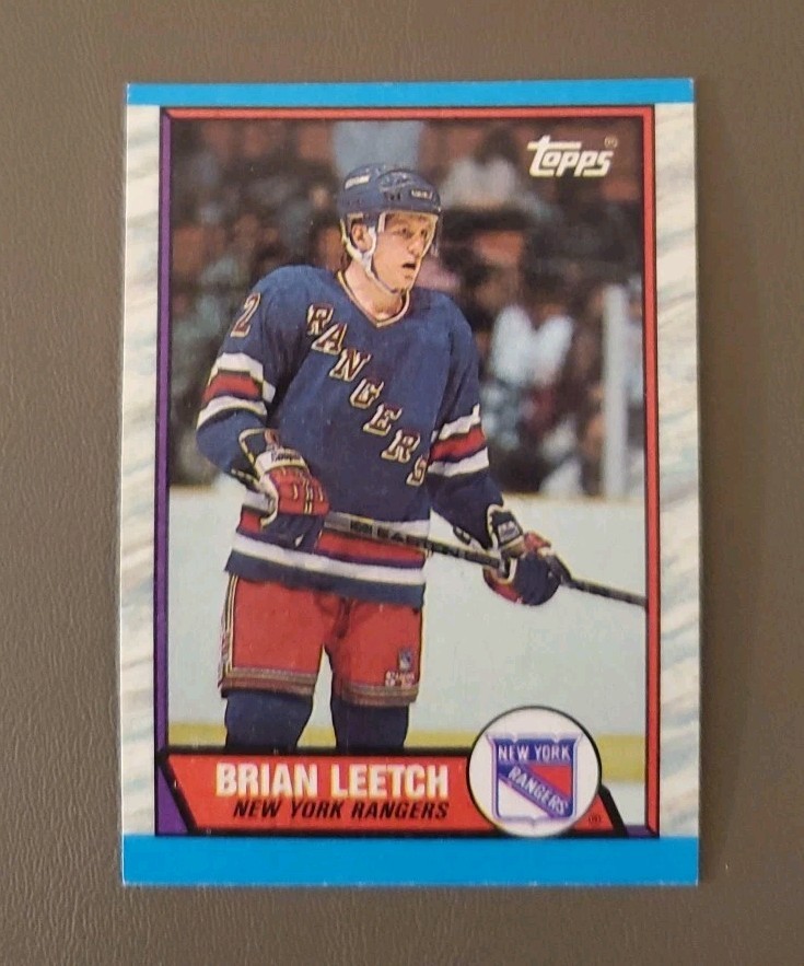 1989-90 Topps - #136 Brian Leetch (RC) NM-MT