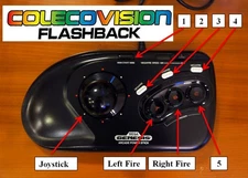 Sega Arcade Power Stick Modded Controller Joystick Colecovision Flashback Mod