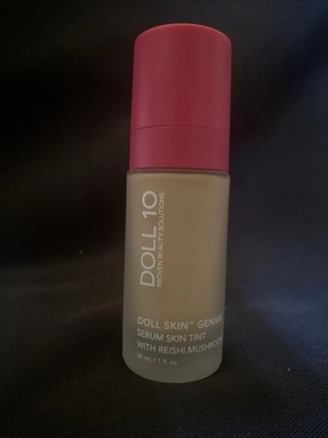 Doll 10 Doll Skin Genius Serum Skin Tint  With Reishi Mushroom Light Medium 30mL