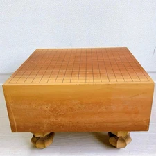 Go-Board Goban & Go Stone&Bowl SET IGO Game Honkaya Clam Shell Nachiguro 1977s