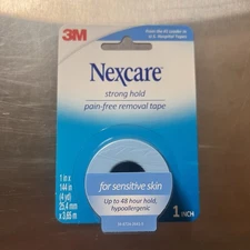 3M Nexcare Tape Sensitive Skin Pain Free Removal Hypoallergenic