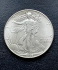 1986 U.S. Silver Eagle Dollar, BU - 1 Ounce .999 Fine Silver First Year Mintage
