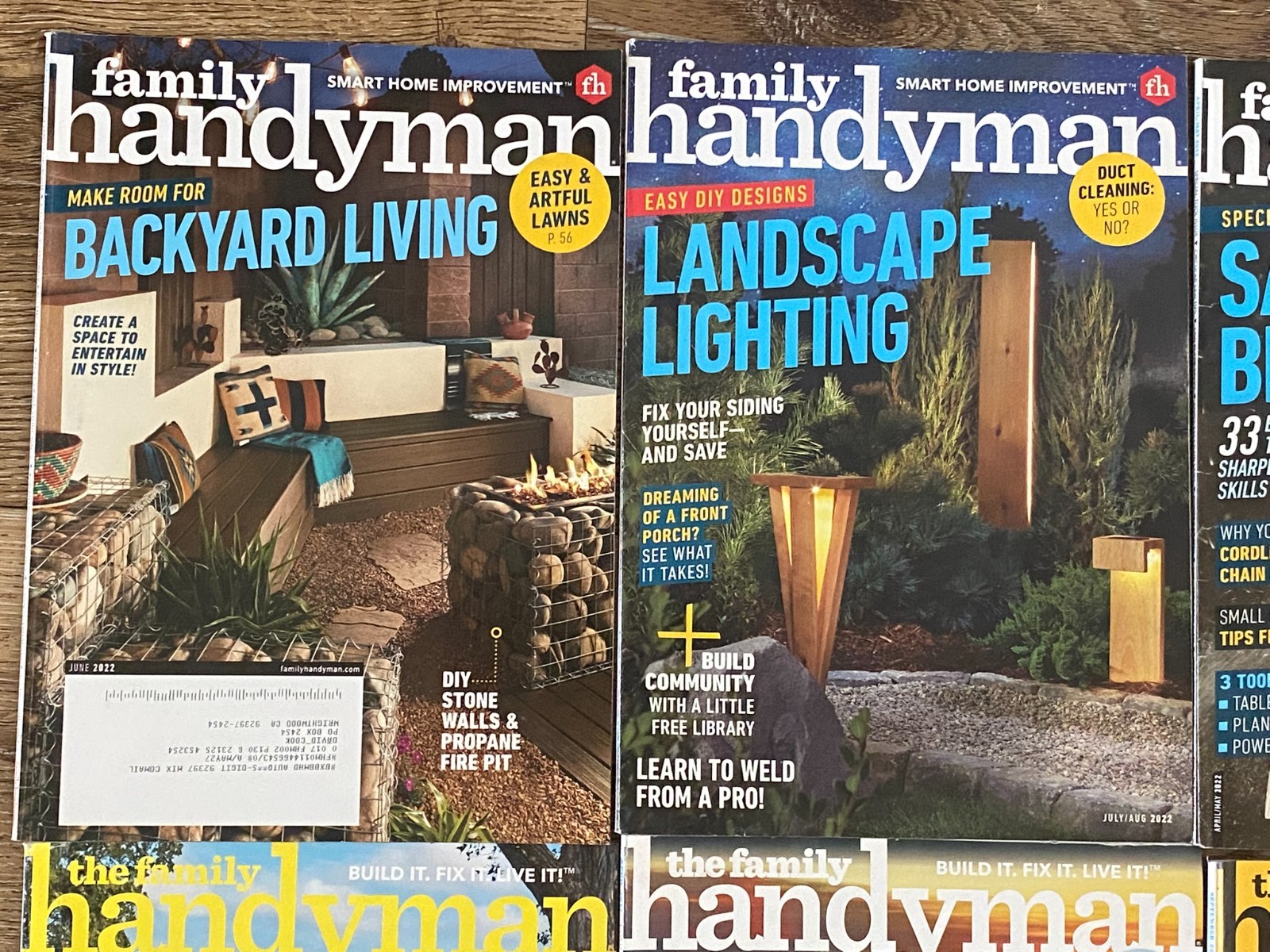 Family Handyman Magazine 2017 - 2024 Lot of 25 DIY Home Garden Renovations
