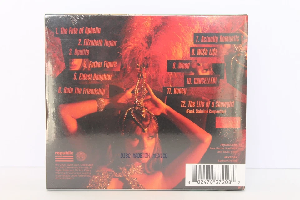 TAYLOR SWIFT THE LIFE OF A SHOWGIRL: SWEAT AND VANILLA PERFUME EDITION DELUXE Foto 3 de 4