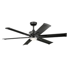 Kichler 60-Inch Szeplo II Weathered Steel Outdoor Ceiling Fan Kichler Lighting - 60``Ceiling Fan - Ceiling Fan - Szeplo Patio - Outdoor