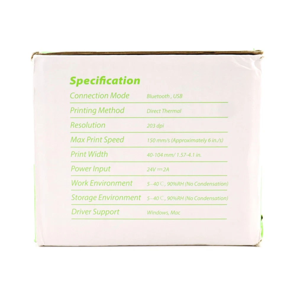 NELKO PL70e-BT Thermal Label Printer 4x6 – USB Bluetooth Shipping Label Maker - Image 2 of 3