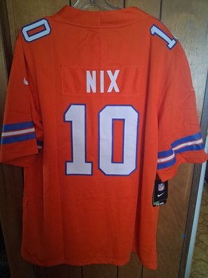 Bo Nix Denver Broncos Orange Crush Xl Jersey