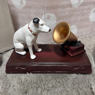 ホビー・楽器・アート COLLECT BOMU Nipper Dog Figurine the RCA Victor His Master's Voice Gramophone