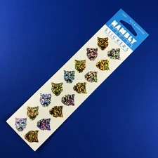 90s Hambly Studios | (Comedy Tragedy Masks) Sticker Sheet Rare VTG Vintage NEW