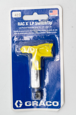 #ad Graco RAC X LP 419 SwitchTip Low Pressure Reversible Spray Tip *New* $44.99