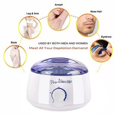 Waxing Kit Hair Removal Depilatory Paraffin Machine Beauty Kit Pot 400g Wax Bean