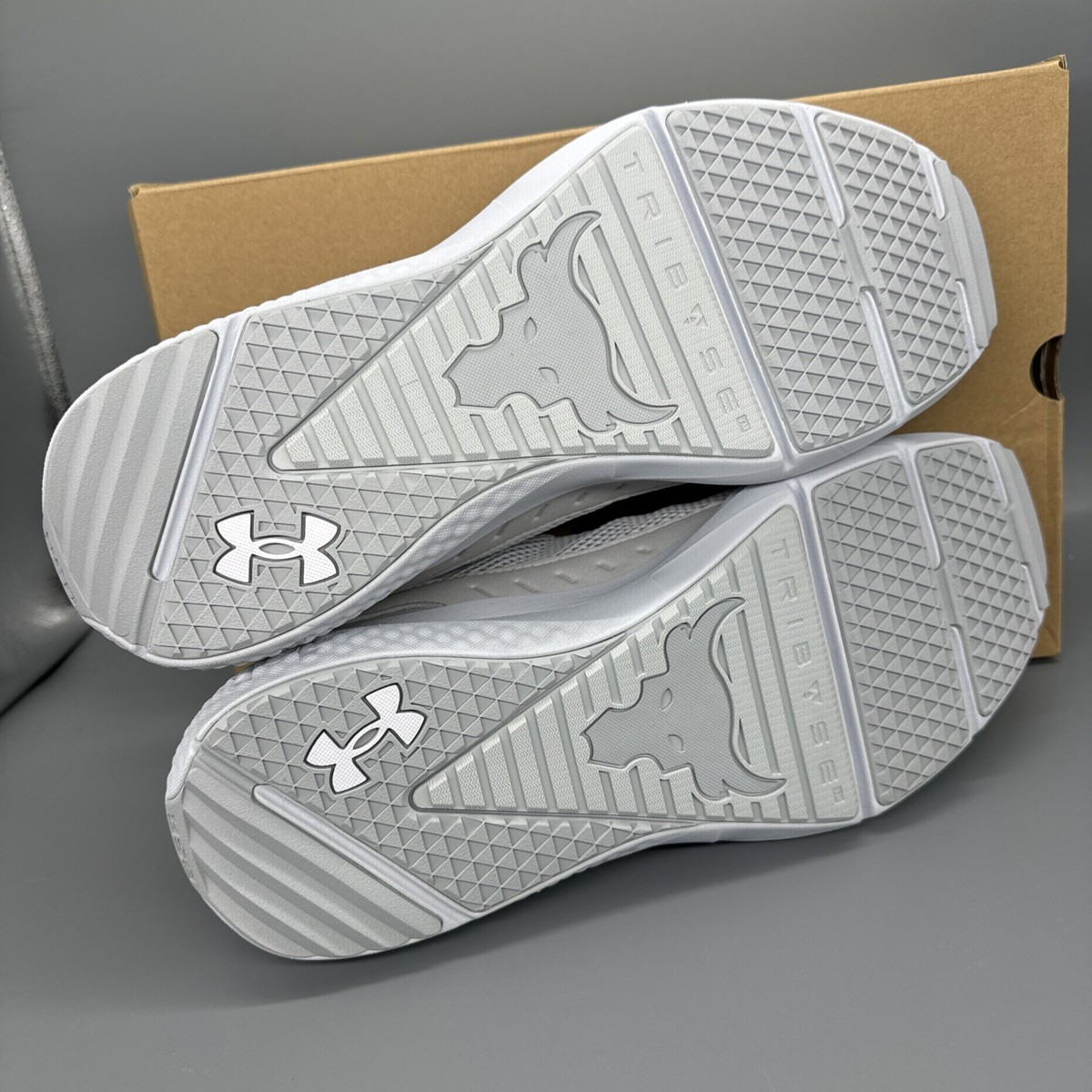 Under Armour Project Rock BSR 5 Shoes Mens Size 12 Grey 
New no box Under Armour Men main image 4