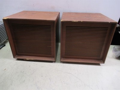Pair of Vintage Speakers from SABA Stereo 1 SRI-16 Radio Receiver