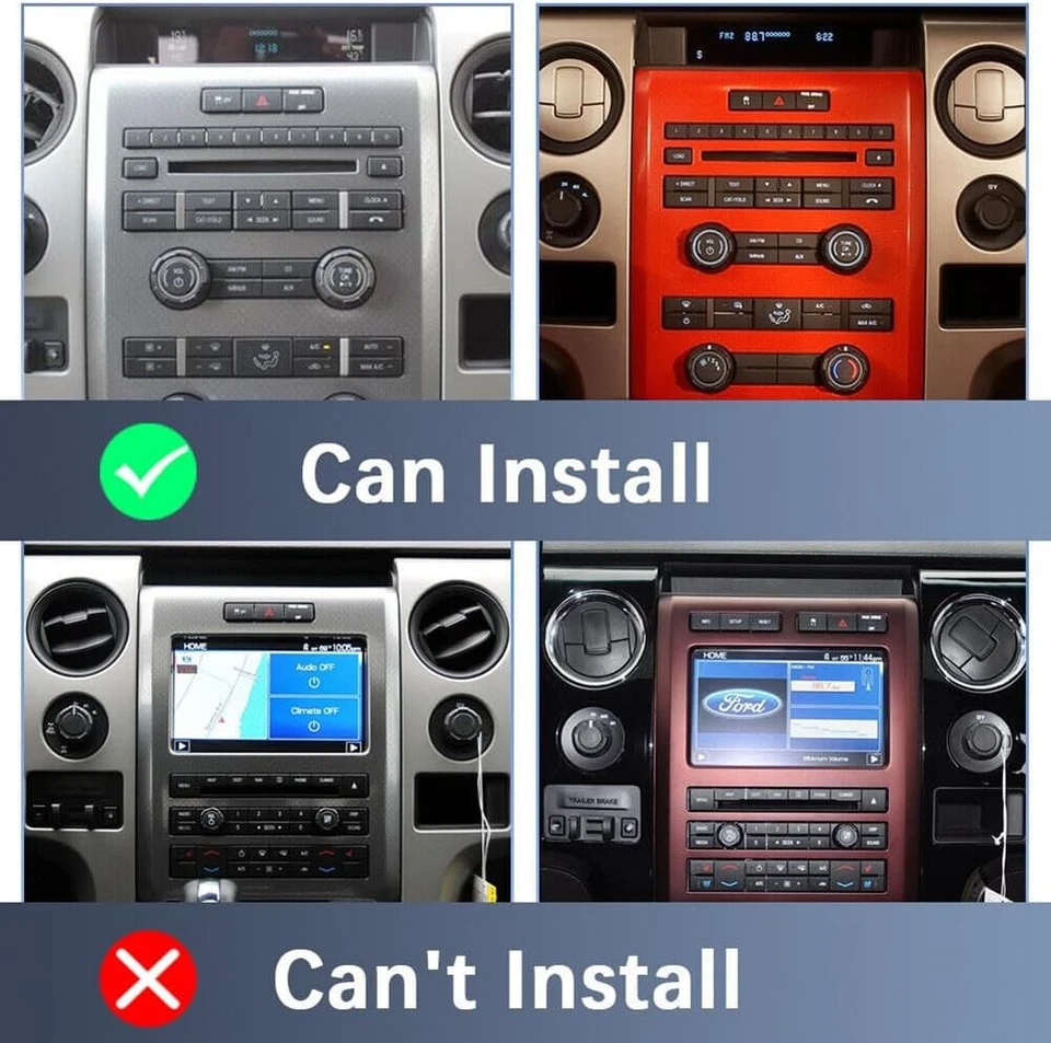 Radio estéreo para automóvil 9,7" Android 13 Carplay GPS para Ford F-150 F150 2009-2013 2014 Foto 4 de 4