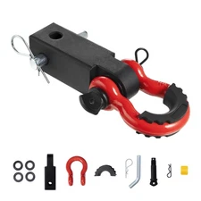 KFFKFF Hitch Receiver Shackle, Compatible with 2" Receivers, Withstands up